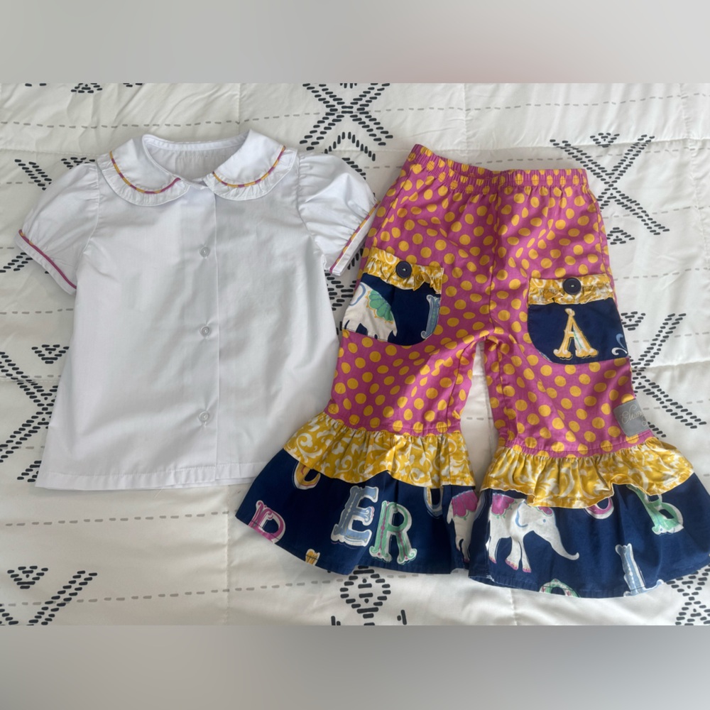 Elenor Rose two piece boutique outfit